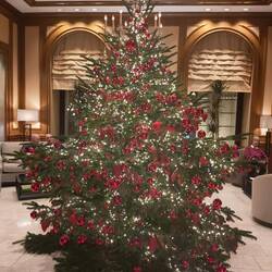 Christbaum in der Lobby