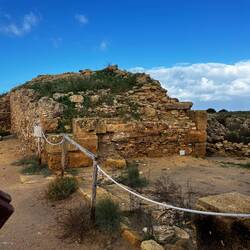 Part of the defence wall surrounding the island