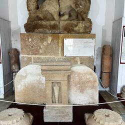 At the entrance North gates in Walk 2 for the causeway to the mainland