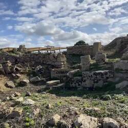 At the very end are the burial chambers for ashes