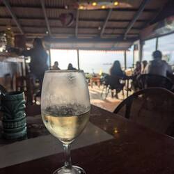 Some good sav blanc by the sea