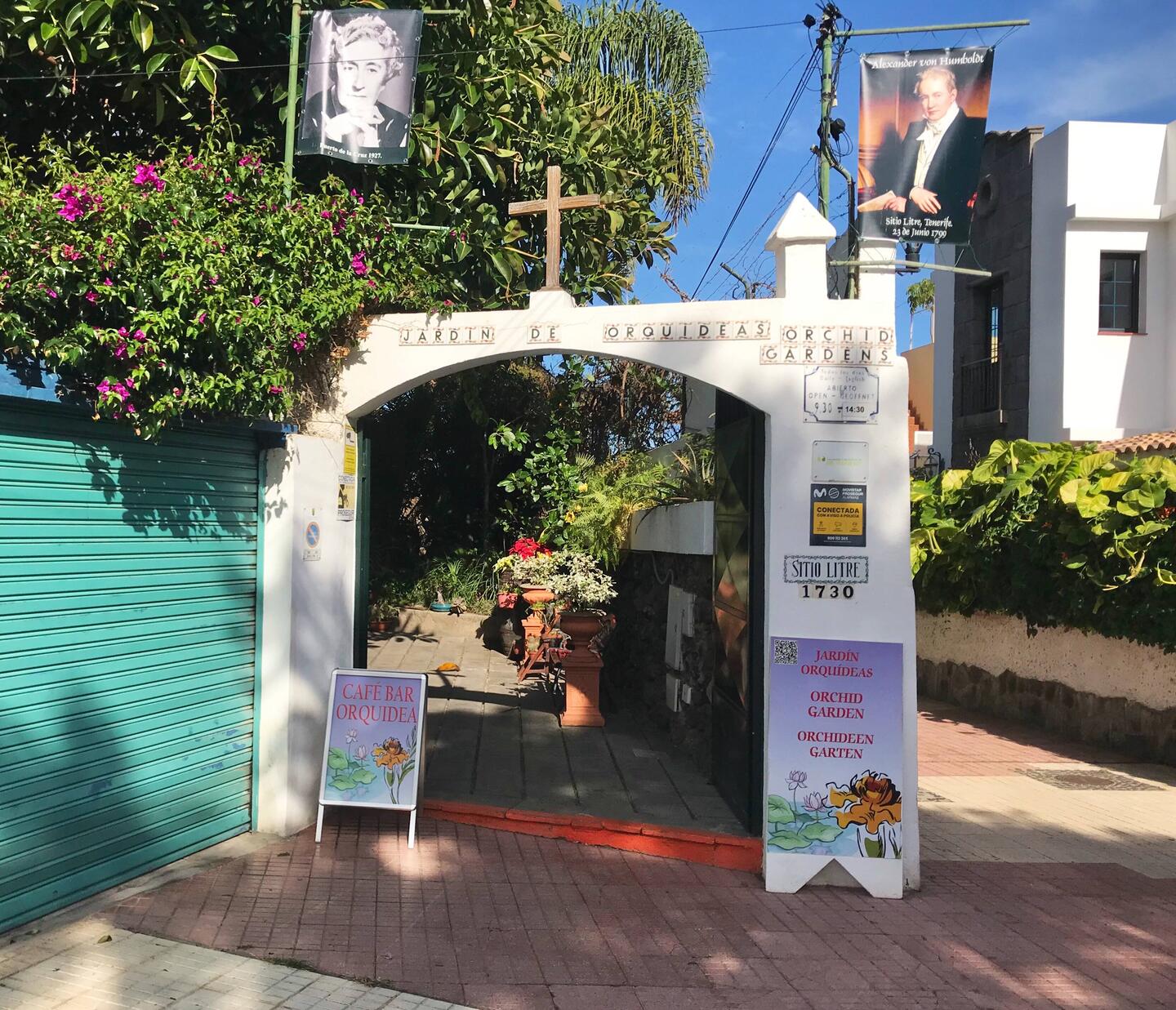 Sitio Litre Garden Eingang.
