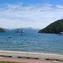 Ausblick raus aus dem Hafen von Picton