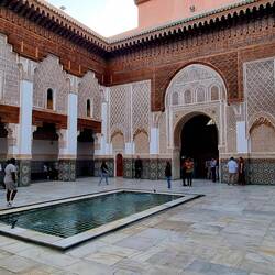Medersa Ben Youssef aus dem 16. Jh. ...