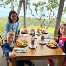 Breakfast with a view