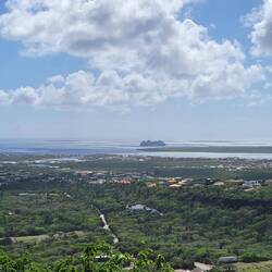 The view from atop Seru Largu