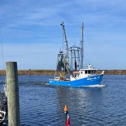 Shrimper headed out
