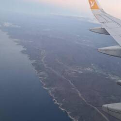 Anflug auf Istanbul - Küste vom Marmarameer