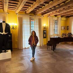Living room of Pavarotti house