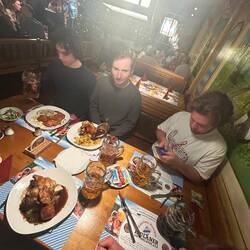 At the Wirtshaus for dinner