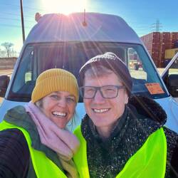 Endlich wieder vereint 🚐👫