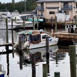 If you look carefully James is on back deck taking a pic of me.