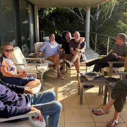 Fidele Runde. Joe, Lara, Joe Ann, Shane & Andrew, Rudi, Kirstie