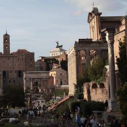 Auf dem Forum Romanum