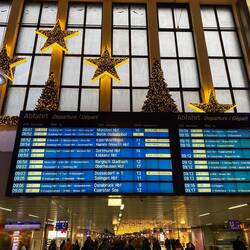 Erste Verspätungen am Düsseldorf HBF