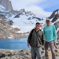At Laguna de Los Tres