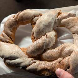 Dessert: Apfel - Zimt - Brezel