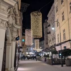 Die ganze Stadt ist wunderschön dekoriert