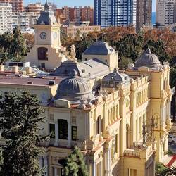 Das Rathaus von Malaga.