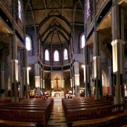 Cathedral of Bariloche. Panoramic view.