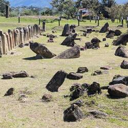 Colombian Stonehenge equivalent. The construction methods here are not as mysterious.