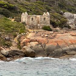 Abandoned stone cottage
