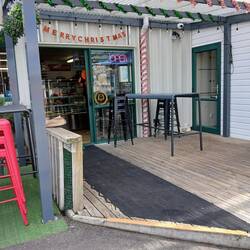 Famous cake shop next to the campervan park