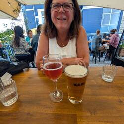 Obligatory initial picture of wine and beer