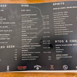 I had a black label beer. It was good