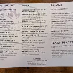 Nice menu more options than usual