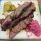 I had brisket. Nice flavor. Good char