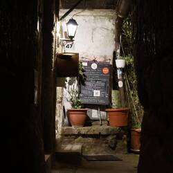Gassen in der Altstadt, Calcata Vecchia