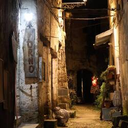 Gassen in der Altstadt, Calcata Vecchia