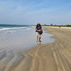 Den Rückweg vom Camp haben wir zu Fuß gemacht, waren nur 10 km