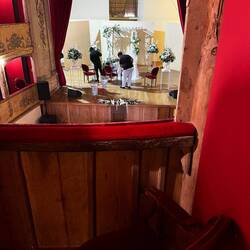 The view from 'our' box. seating for 2