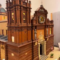 Scale replica models- of all 20 churches in Mazara. This is just one.