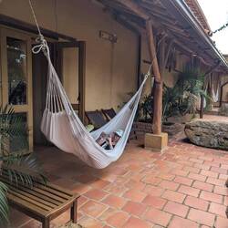 Complete with hammock