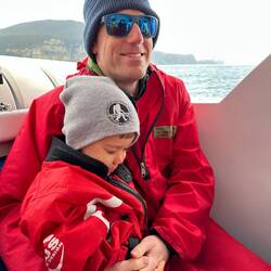 Ben was not a fan, esp. when the captain did a few 45 degree circles.