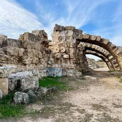 ..zerfallen, und nur mit großer Mühe konnte ein kleiner Teil gerettet und neu zusammengefügt werden.