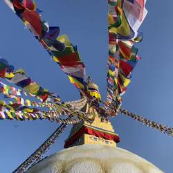 Boudhanath, eine der größten Buddha Stupas der Welt