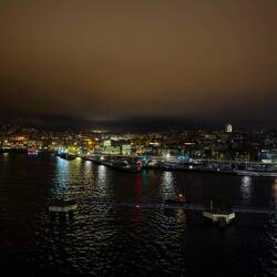 Welcome to Vigo, Spain ... it's still dark out at almost 8:00a.