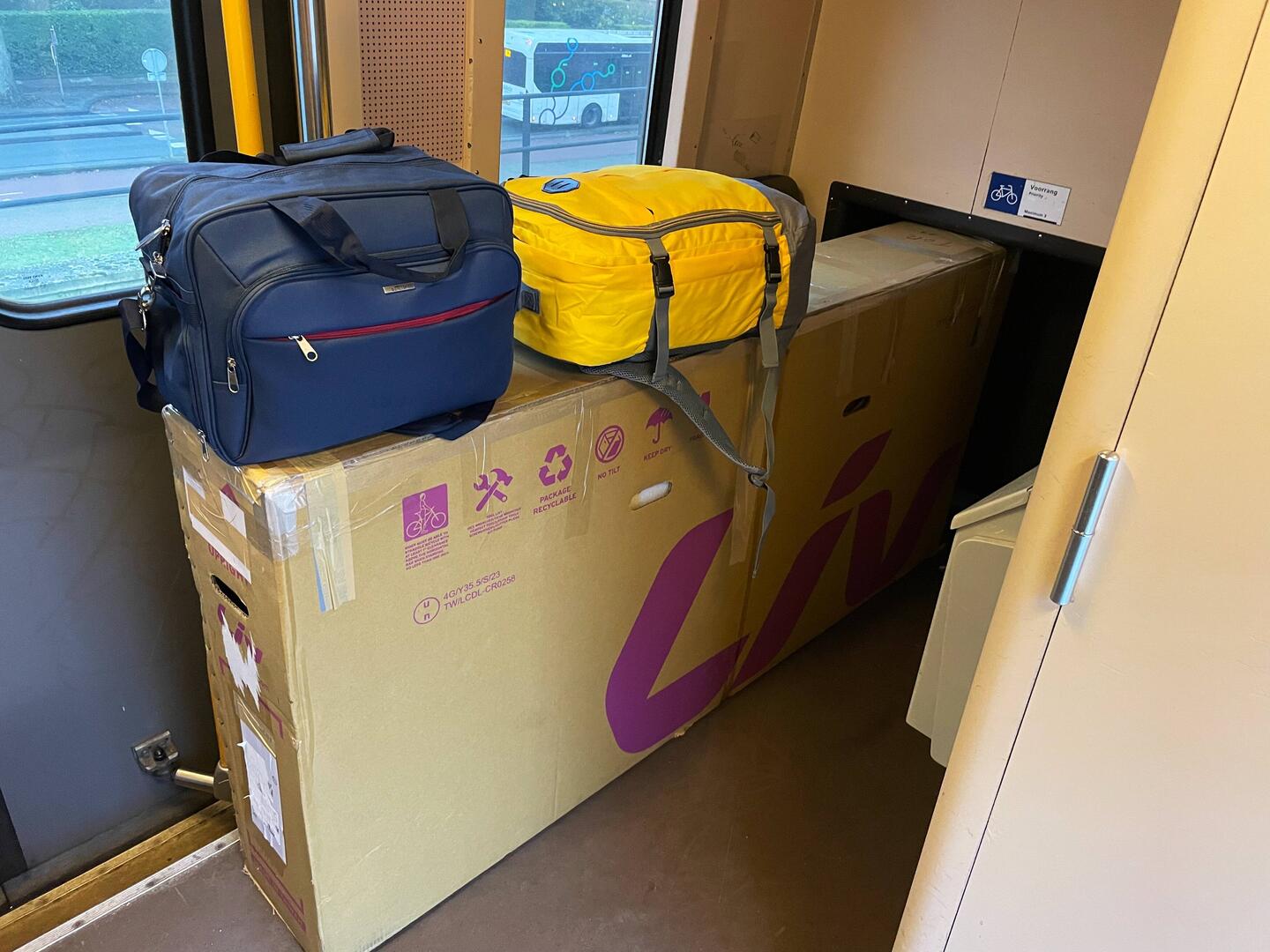 Das Fahrrad wollte unbedingt mit, ich muß auch ein paar Kilos abnehmen