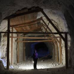 Wie stabil die Stollen noch sind wissen wir nicht...