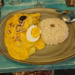 Aji de Gallina. Super delicious peruvian food