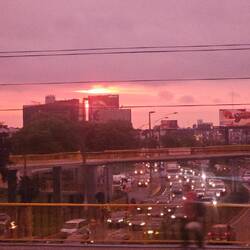 Sunsets in Lima are insane 😍