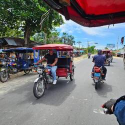 Iquitos basically consists to 90% of Tuktuks