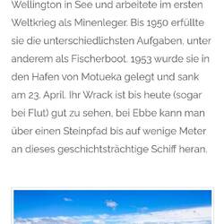 Geschichte zu dem Schiffswrack