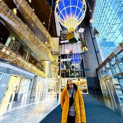 Die Shoppingmalls sind krass weihnachtlich geschmückt