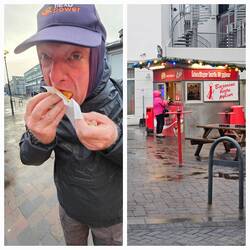 The famous hotdog tasting....delicious!