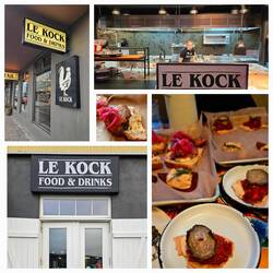 Our first tasting plate: smoked lamb carpaccio ( smoked with lamb shit), Salmon and Herring.